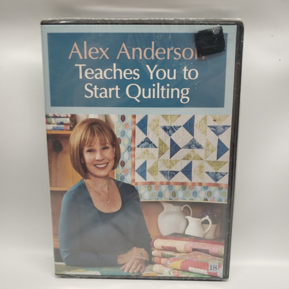 Quilting DVD Alex Anderson Teaches You To Start Quilting Sewing How To DVD Video
